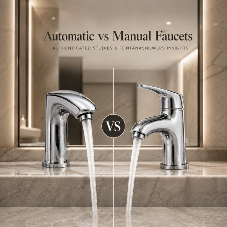 Read more about the article Automatic vs Manual Faucets: Authenticated Studies and FontanaShowers Insights