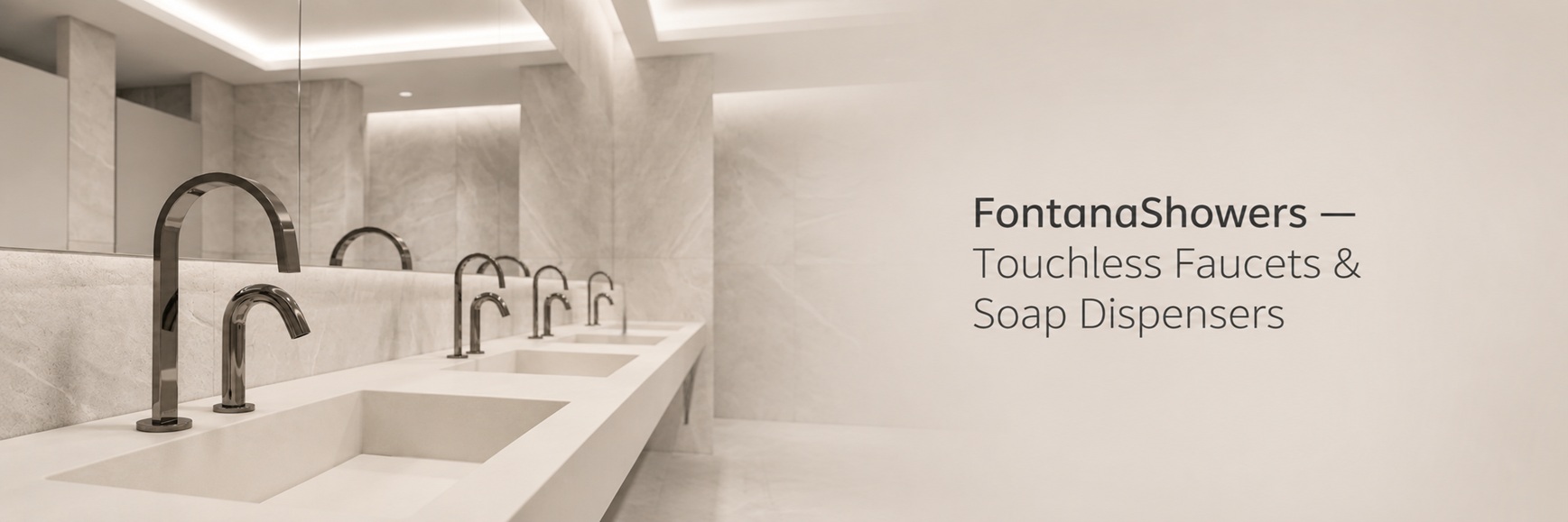 FontanaShowers — Touchless Faucets & Soap Dispensers banner