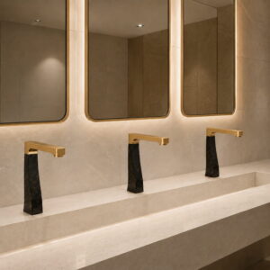 Read more about the article Luxury Touchless Faucet Series – Stone, Metal & Dual-Tone Designs