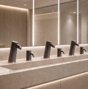 Read more about the article How Large Infrastructure Facilities Evaluate Touchless Faucets and Soap Dispensers