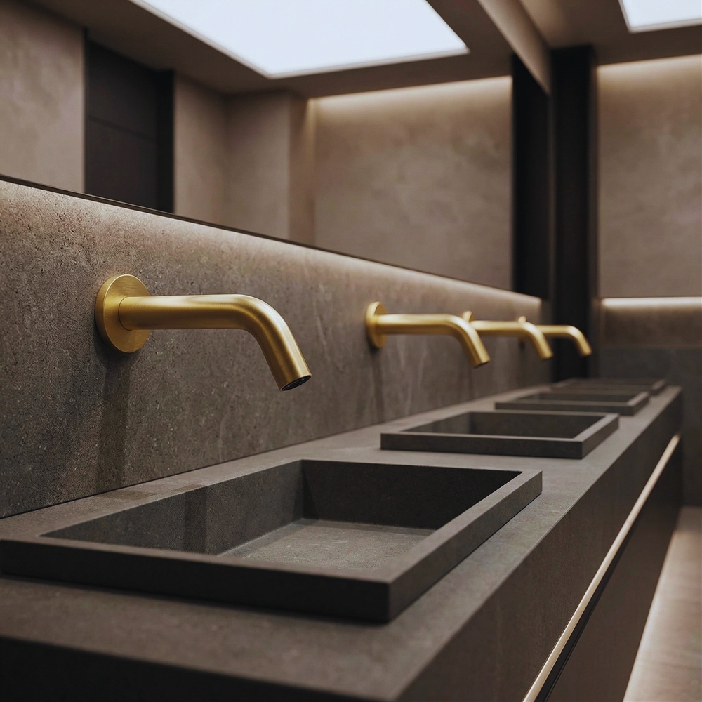 Waldorf Astoria New York luxury hospitality renovation with touchless restroom fixtures