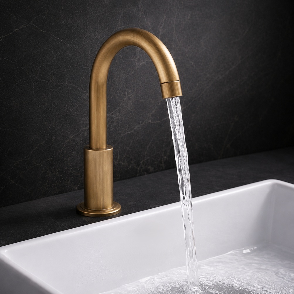 Fontana antique infrared sensor faucet premium commercial restroom fixture